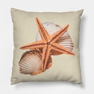 Seashells Beach Sand Summer Holidays Pillow