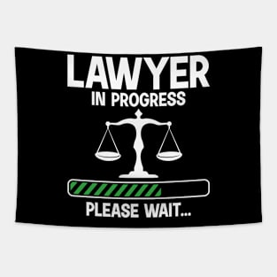 Lawyer in Progress Please Wait Tapestry