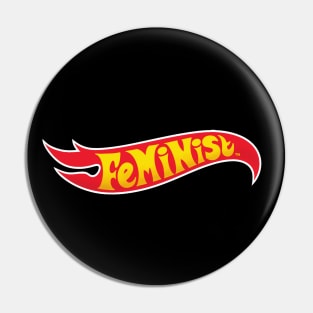 hot wheels feminist Pin