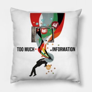 Too much information (text) Pillow