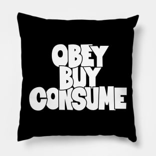 Obey, Buy, Consume: A Thought-Provoking Tribute to Orwell and „They Live“ Pillow