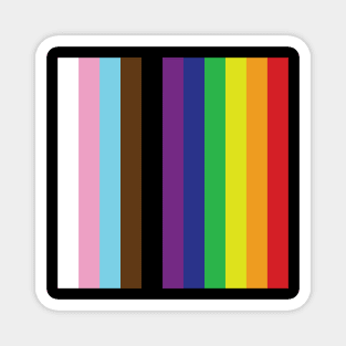 Rainbow stripes Magnet