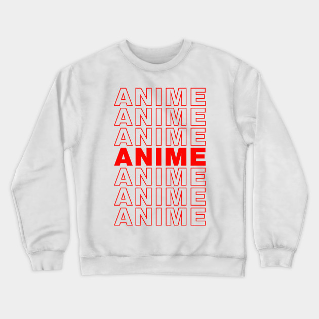 anime crewneck sweatshirt