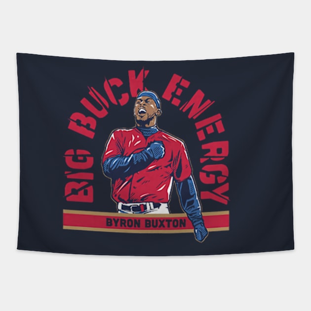 Byron Buxton Big Buck Energy Tapestry by KraemerShop