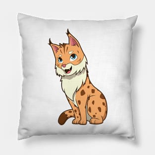 Kawaii Lynx Pillow