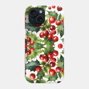 Berry Watercolor Whimsy Phone Case