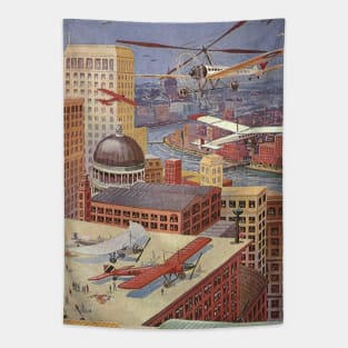 Vintage Science Fiction Tapestry