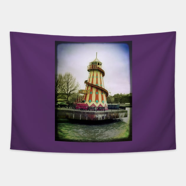 Helter Skelter Tapestry by kathyarchbold