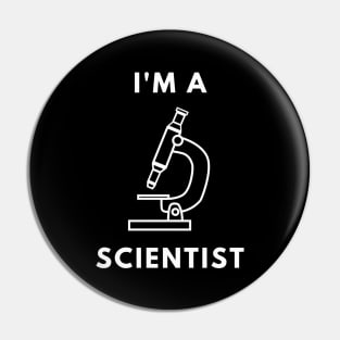 I am a Scientist - Microscope Pin