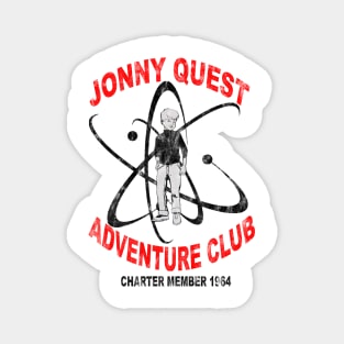 Jonny Quest Adventure Club 1964 - weathered Magnet