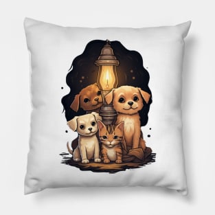 Light The Lamp Pillow