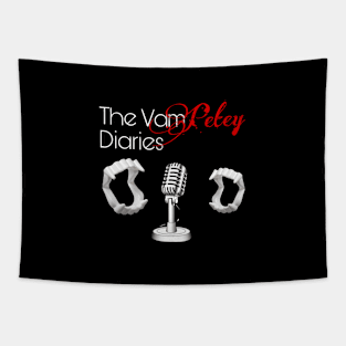 VamPetey Podcast Fangs and Mic 1 Tapestry