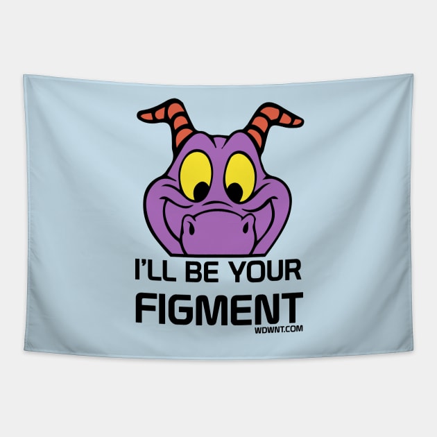 I'll Be Your Figment - Epcot, Journey Into Imagination - WDWNT.com Tapestry by WDWNT
