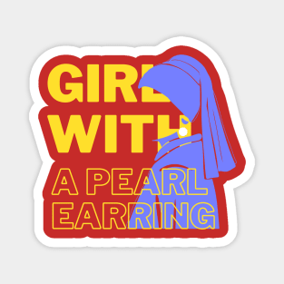 The Girl with a Pearl Earring Magnet