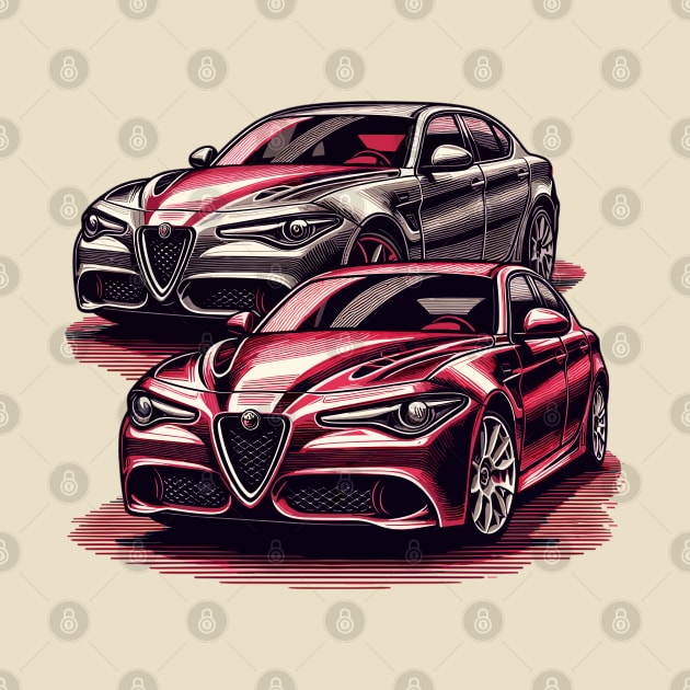 Alfa Romeo Giulia by Vehicles-Art