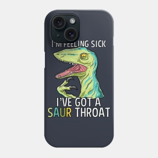 Cute Funny Prehistoric Cartoon T Rex Animal Jurassic Dinosaurs Pun Gift for Kids Phone Case