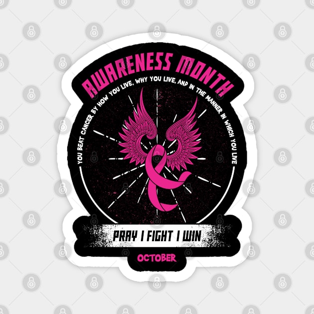 Breast Cancer Awareness Magnet by Insomnia_Project