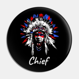 Native American Chief Pin