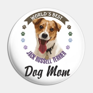 Jack Russell Terrier, World's Best Dog Mom Pin