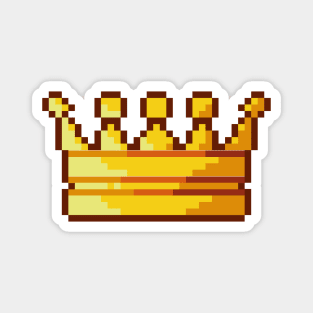 king's crown pixel Magnet