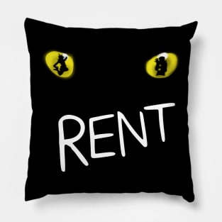 CATS (a la "Rent") (Non-Distressed) Pillow