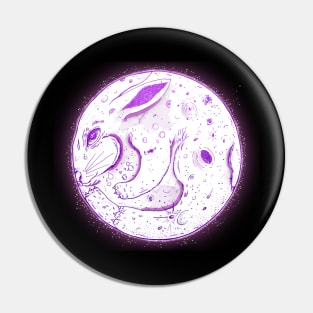 Rabbit on the Moon Pin