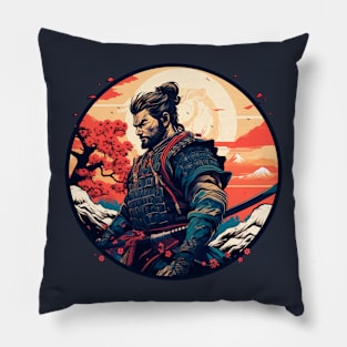 Warrior from the Rising Sun Pillow