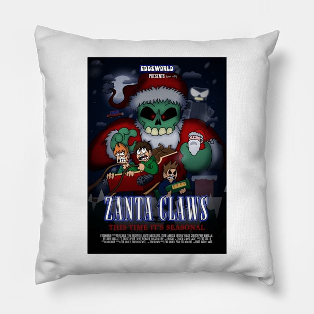 eddsworld zanta claws Pillow by Tracy Daum