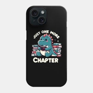 Cute dinosaur reading books Phone Case