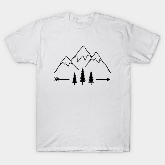 Simple Nature - Outdoors - T-Shirt | TeePublic