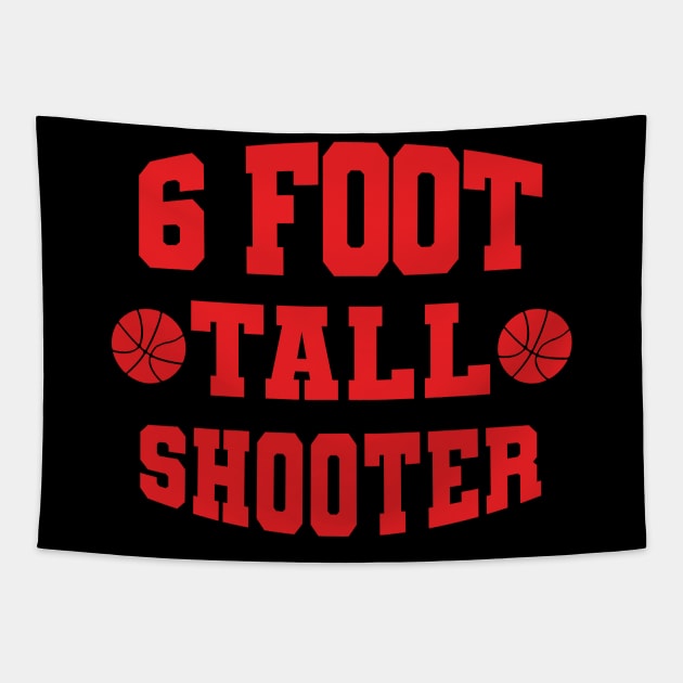 6 FOOT SHOOTER Tapestry by badlymerch