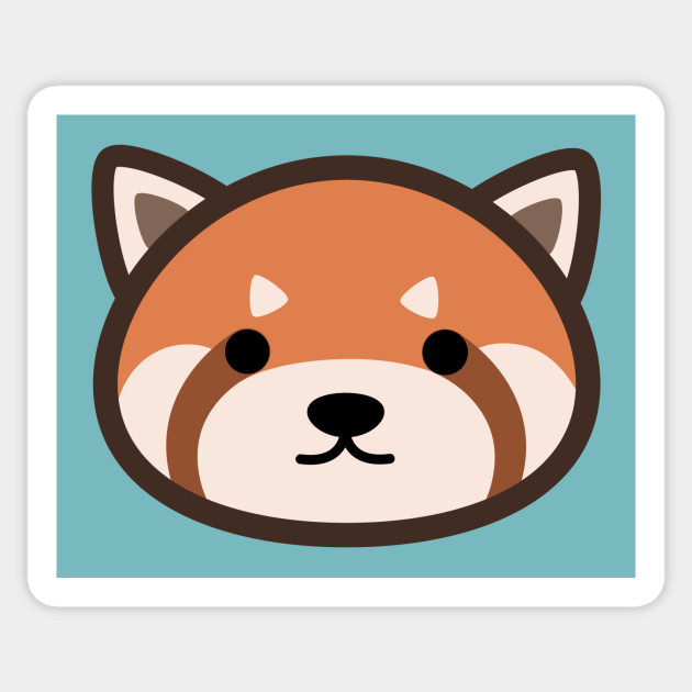 Kawaii Cute Red Panda Cute Animals Sticker Teepublic