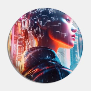 cyberpunk 2077 style design 2 Pin