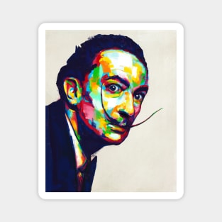 Salvador Dali Painting Magnet