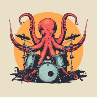 Octopus Drummer T-Shirt