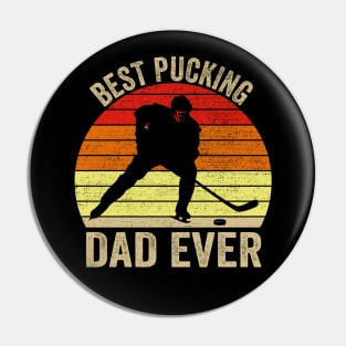 Best Pucking Dad vintage retro Fathers Day Gift Pin