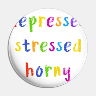 depressed stressed horny Pin