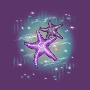 Celestial Starfishes T-Shirt