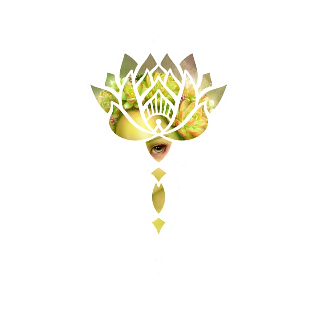 Succulent Queen Symbol (White) by Sarasa