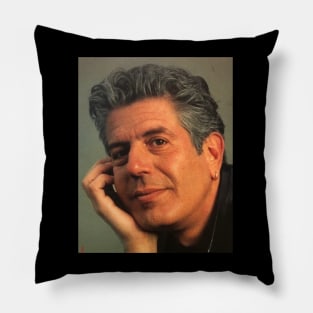 anthony bourdain Pillow