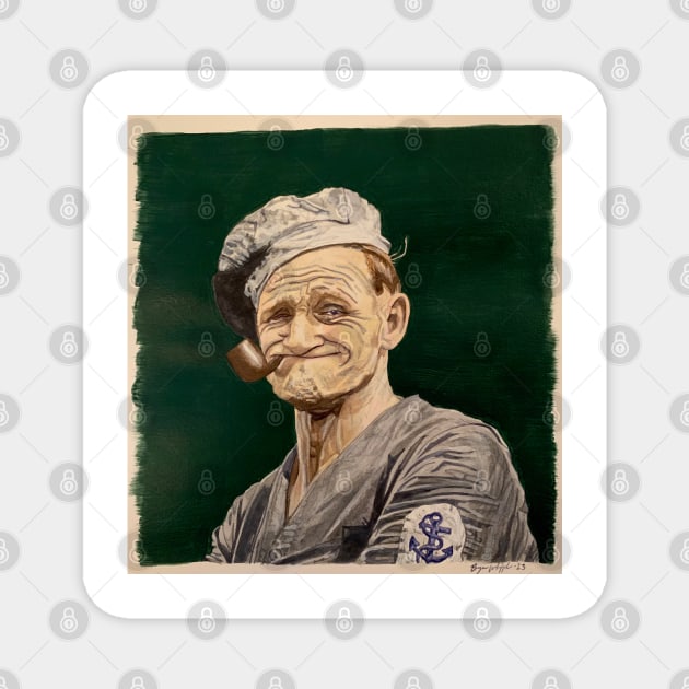 Popeye Magnet by BryanWhipple