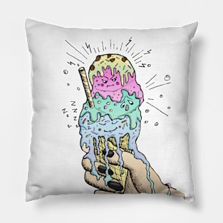 emotional ice-cream cone Pillow