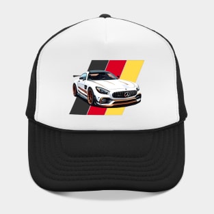 Mercedes amg with germany flag victor art Hat