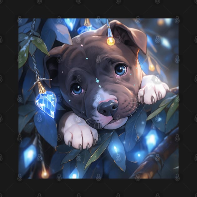 Enchanted Pit Bull Puppy by Enchanted Reverie