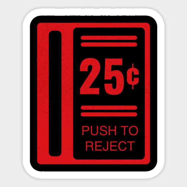 Video Game Coin Slot Arcade Sticker Teepublic
