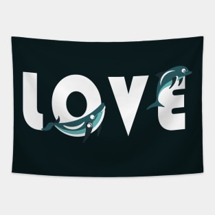 Love is in the water Tapestry