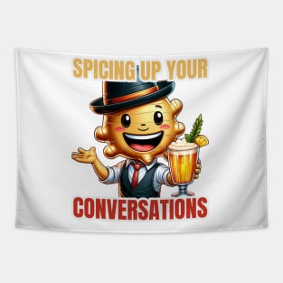 Ginger Beer Banter - Spicing Up Your Conversations Shirt Tapestry