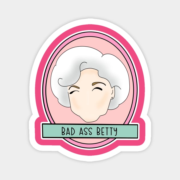 Bad Ass Betty Magnet by Jande Summer