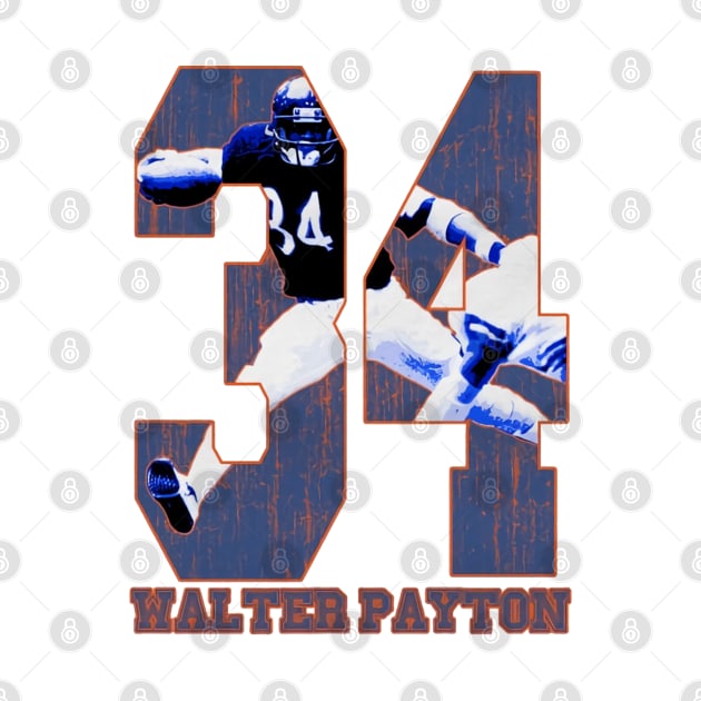 Walter Payton Chicago Game by Buya_Hamkac