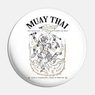 Kickboxing Tattoo Muay Thai Sak Yant Monkey King Pin